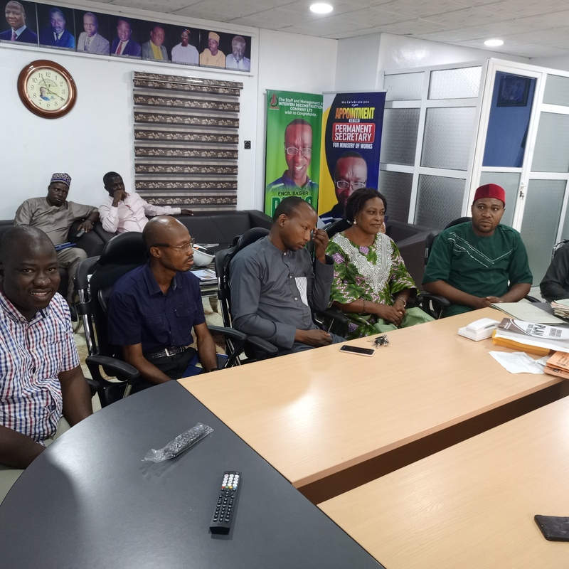 Meeting of Team members with the Ministry  of Transportation, Osun State