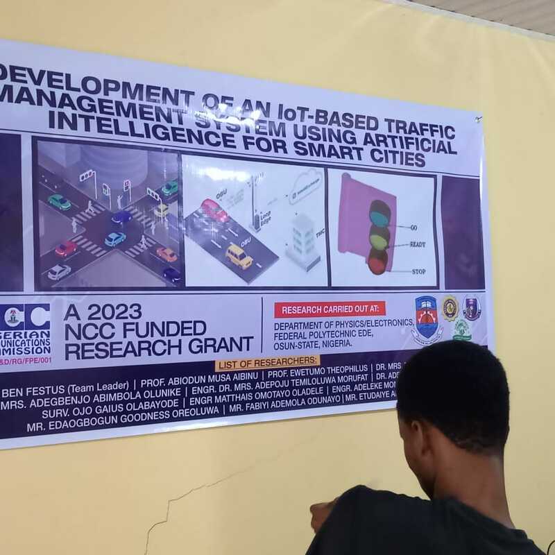 The NCC research lab base station at the Physics Department