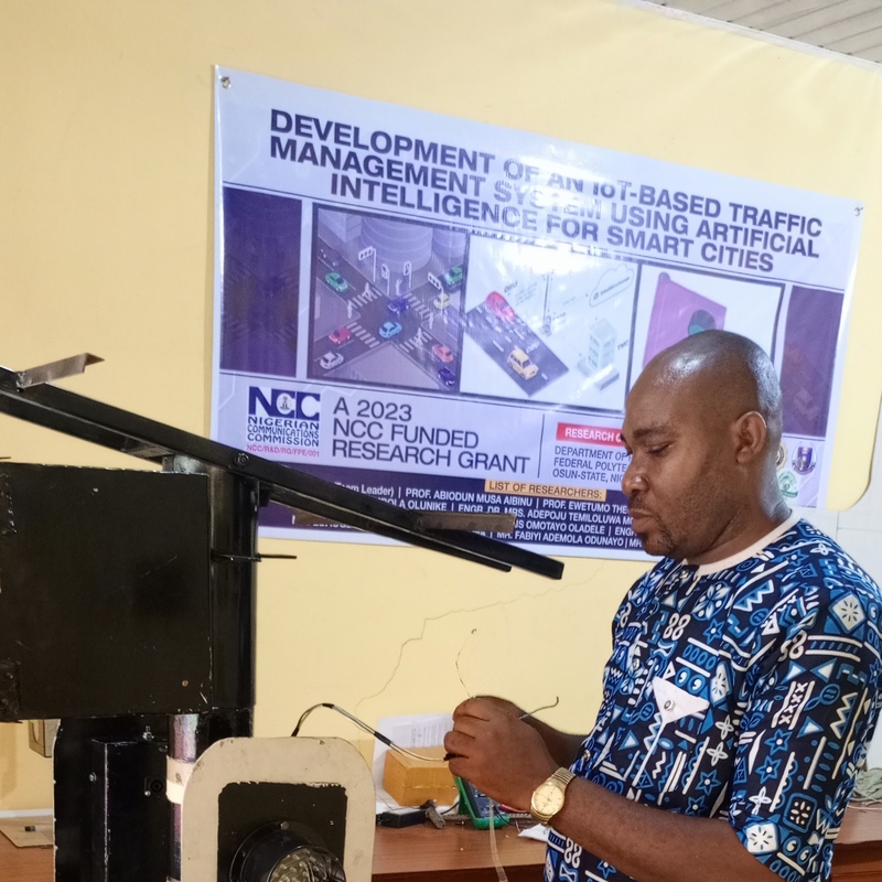 Installation of the Traffic Light